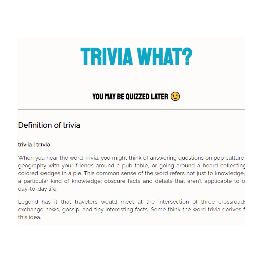 trivia-page